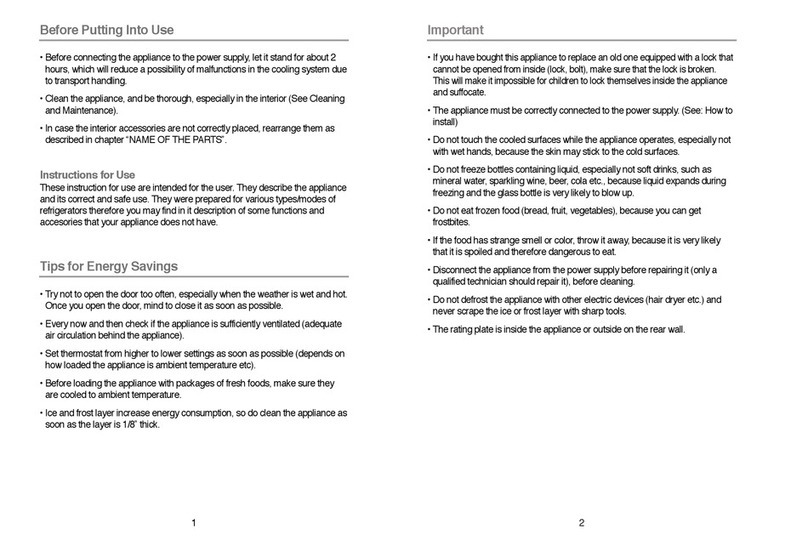 Magic Chef MCBR170W Bedienungsanleitung