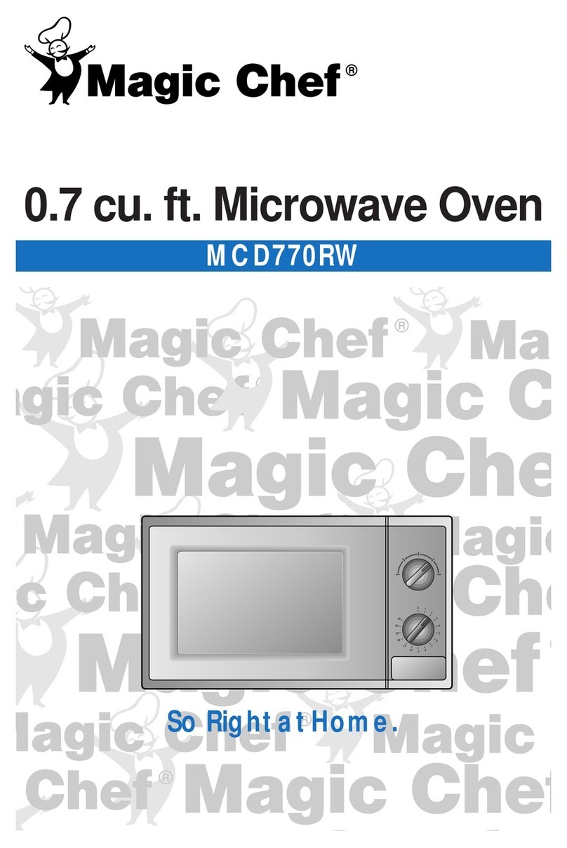 Magic Chef D770RW Bedienungsanleitung Magic Chef D770RW Bedienungsanleitung