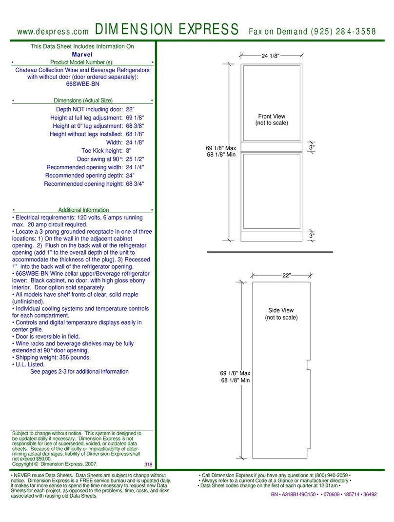 Marvel 66SWBE-BN Bedienungsanleitung