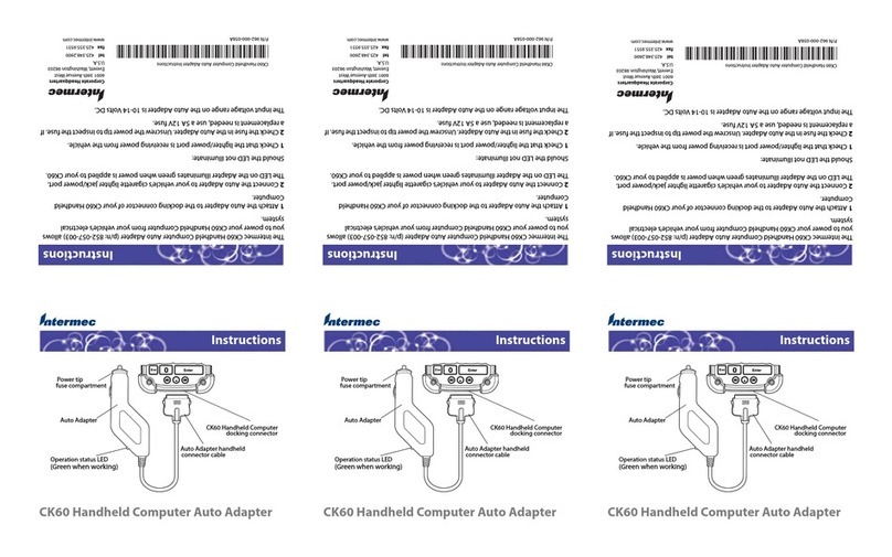 Intermec CK60 Ethernet Multidock Bedienungsanleitung