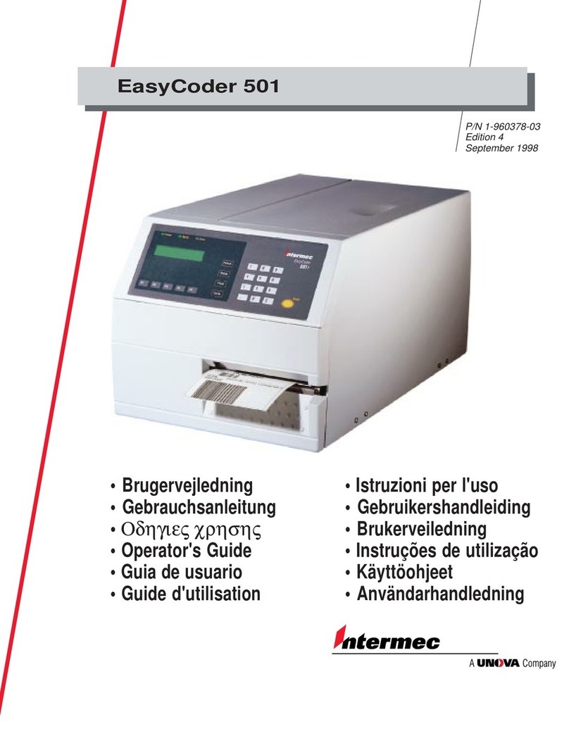 Intermec EasyCoder 501 SA Bedienungsanleitung