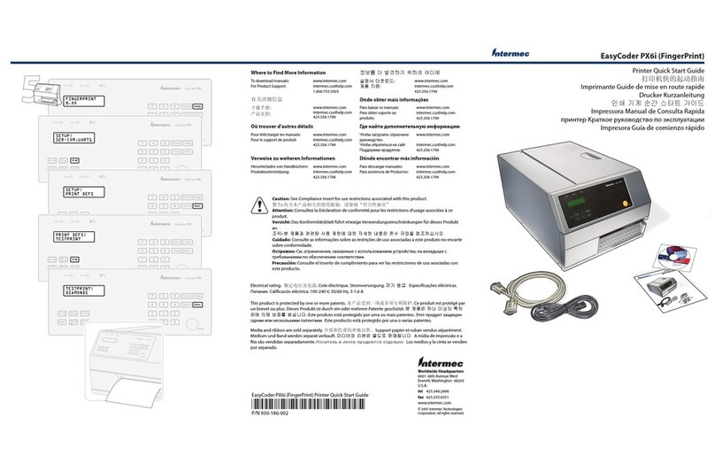 Intermec EasyCoder PX6i Bedienungsanleitung