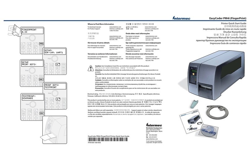 Intermec EasyCoder F2 Bedienungsanleitung