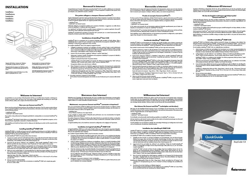 Intermec EasyCoder C4 Bedienungsanleitung