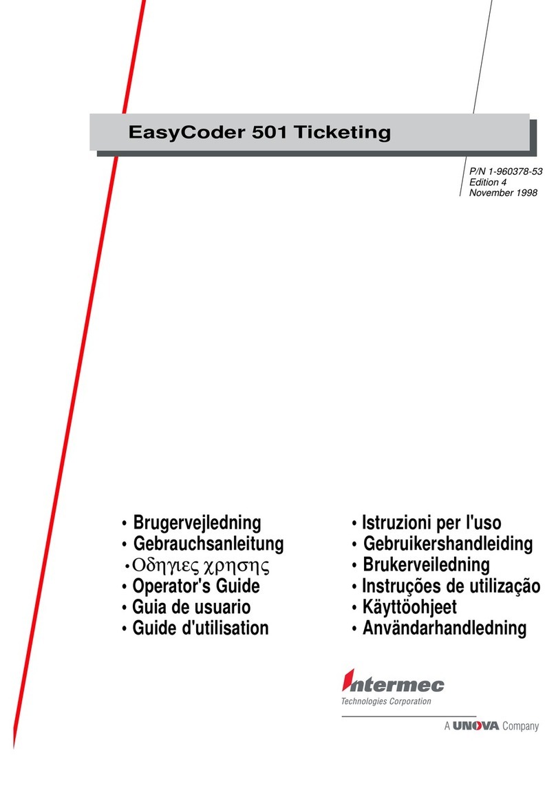 Intermec EasyCoder 501 E Bedienungsanleitung