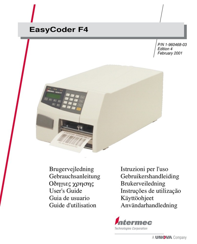 Intermec EasyCoder F4 Bedienungsanleitung