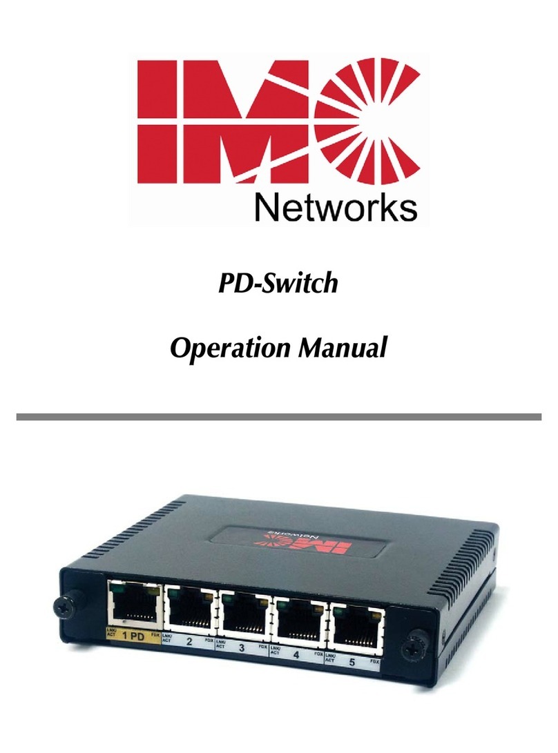 IMC Networks PD-Switch Bedienungsanleitung