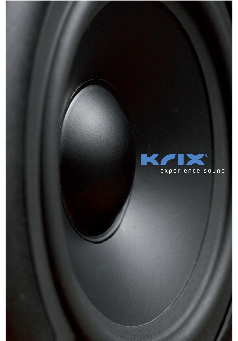 Krix Apex Bedienungsanleitung