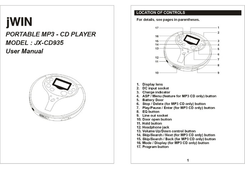 jWIN JX-CD935 Bedienungsanleitung
