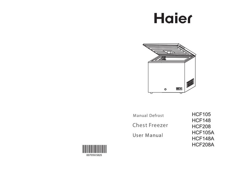 Haier HCF105 Series Bedienungsanleitung