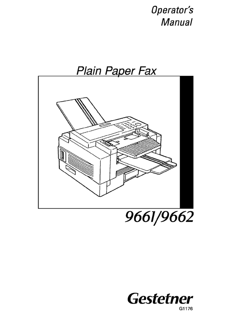 Gestetner 9661 Bedienungsanleitung