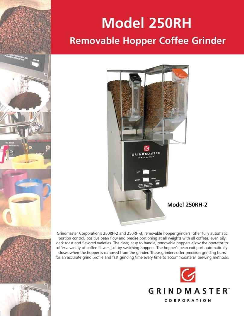 Grindmaster 250RH-2 Bedienungsanleitung