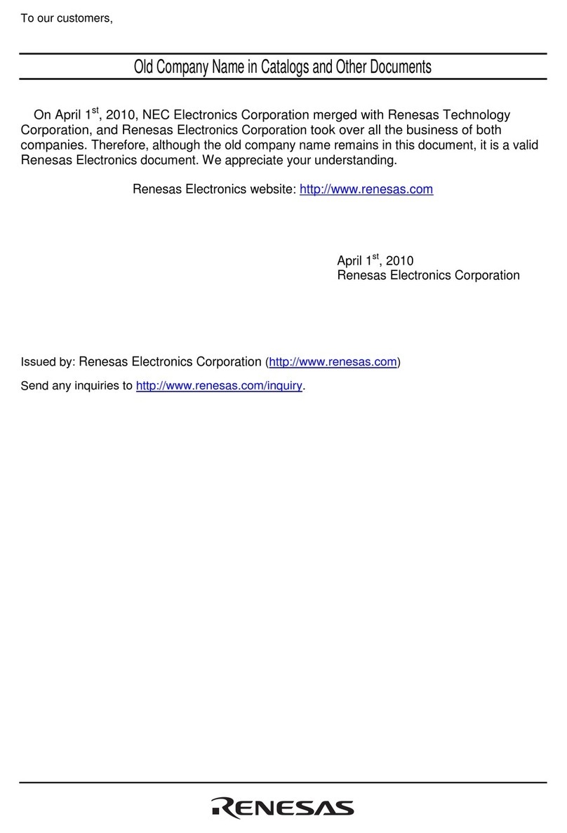 Renesas Renasas Single-Chip Microcomputer SH7086 Bedienungsanleitung