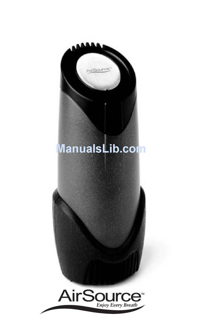 Shaklee AirSource Purification System Bedienungsanleitung