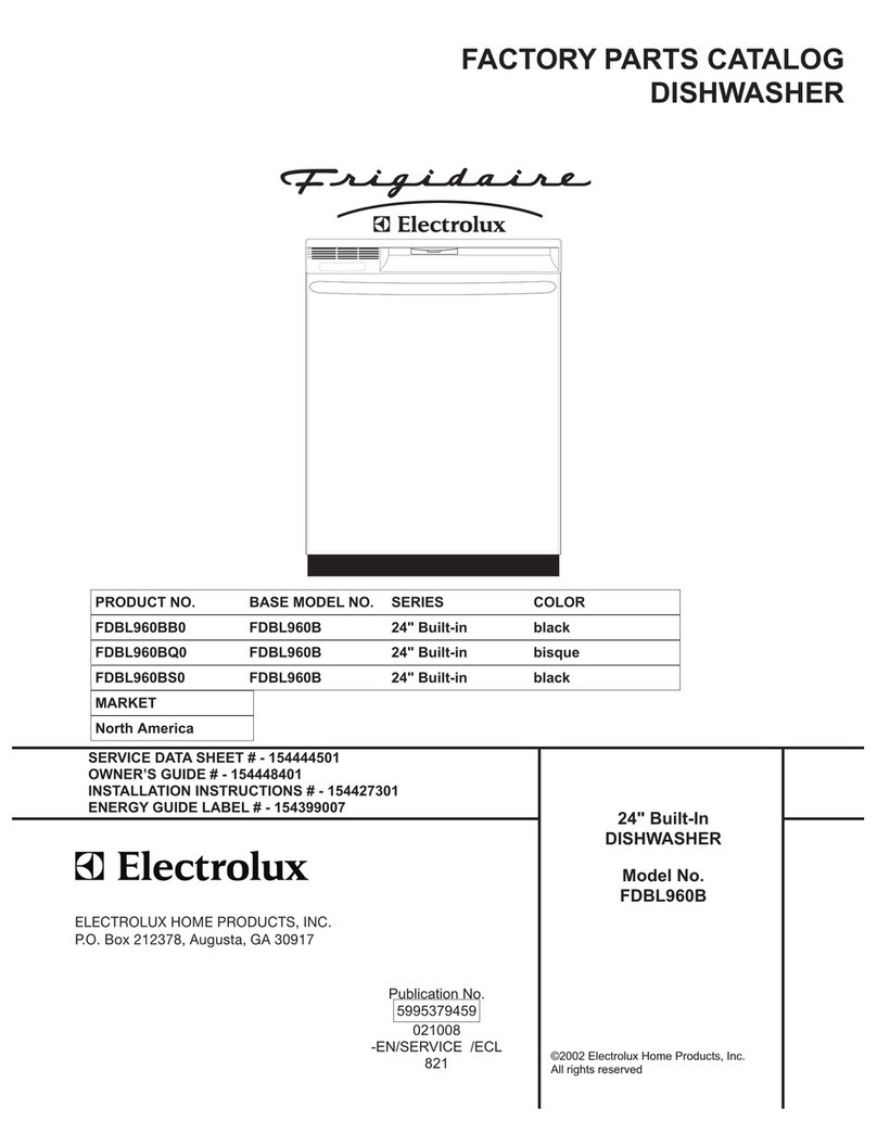 Frigidaire FDBL960B Bedienungsanleitung