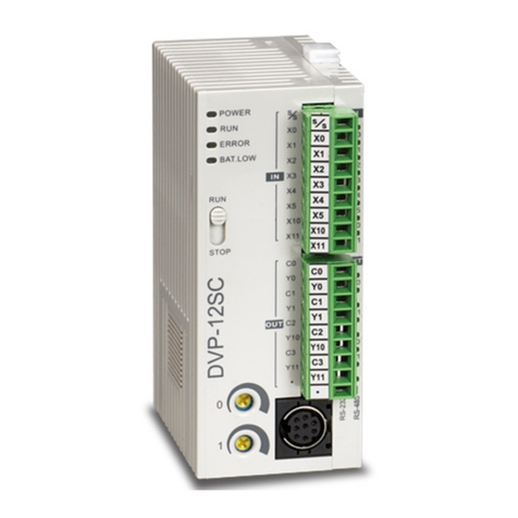 Delta Electronics Programmable Logic Controller DVP-SC Bedienungsanleitung
