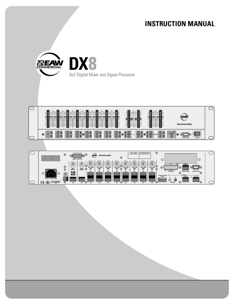 EAW DX8 Bedienungsanleitung