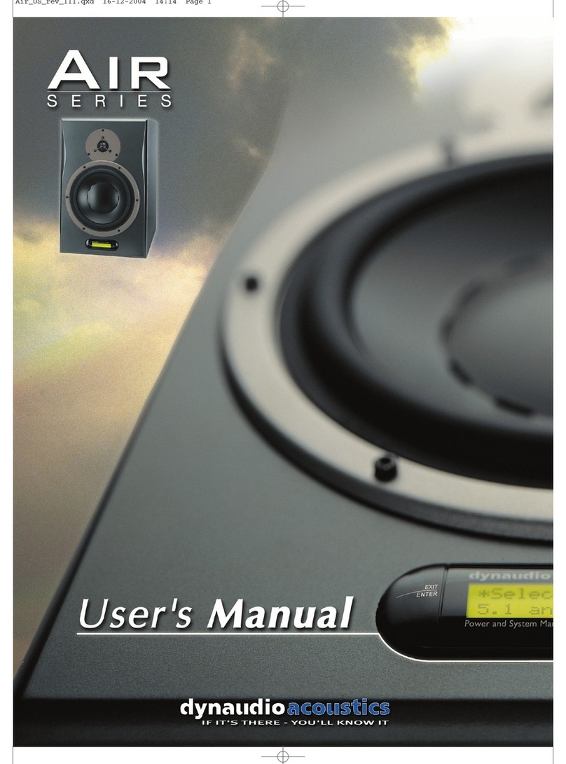 Dynaudio pmn Bedienungsanleitung