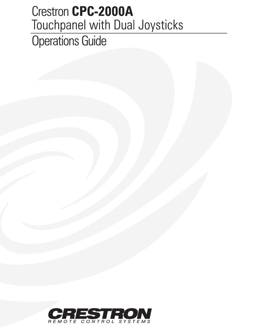 Crestron CPC-2000A Bedienungsanleitung