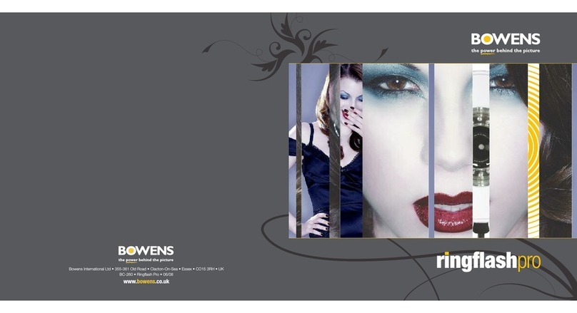 Bowens Ringflash Pro Bedienungsanleitung Bowens Ringflash Pro Bedienungsanleitung