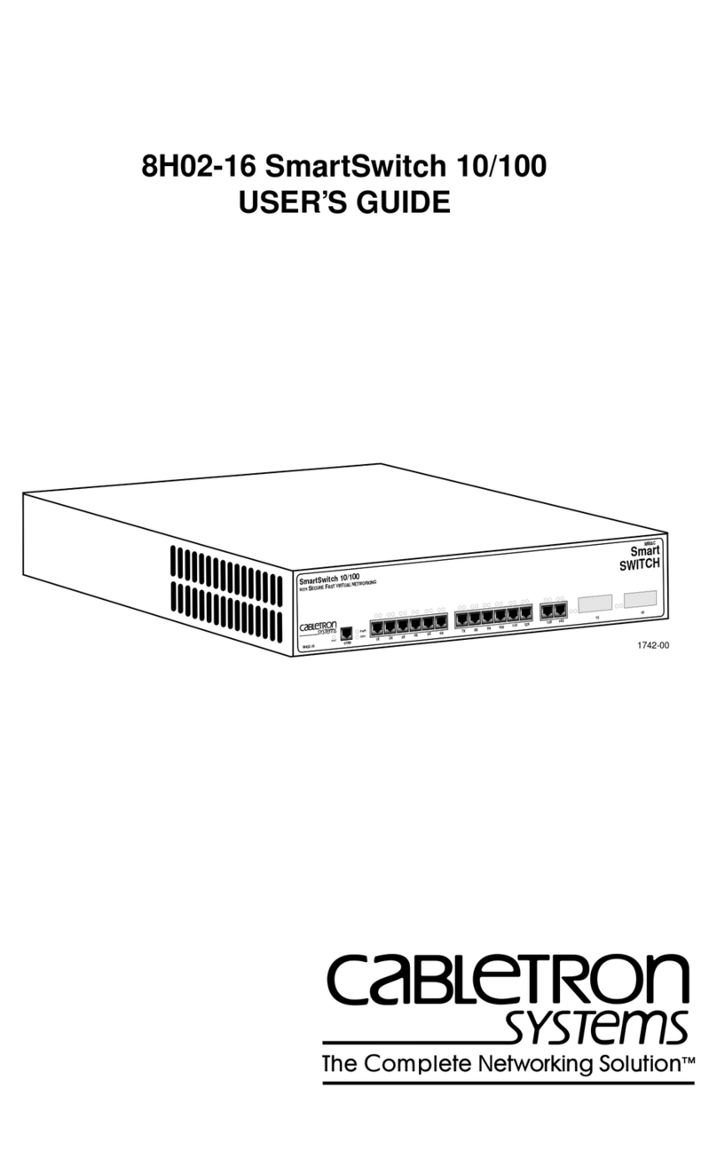 Cabletron Systems SmartSwitch 8H02-16 Bedienungsanleitung