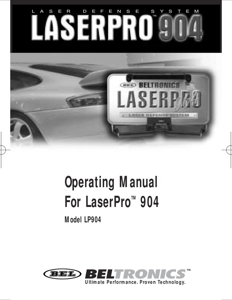 Beltronics LP904 Bedienungsanleitung Beltronics LP904 Bedienungsanleitung