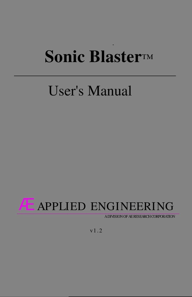 Applied Engineering Sonic Blaster Bedienungsanleitung
