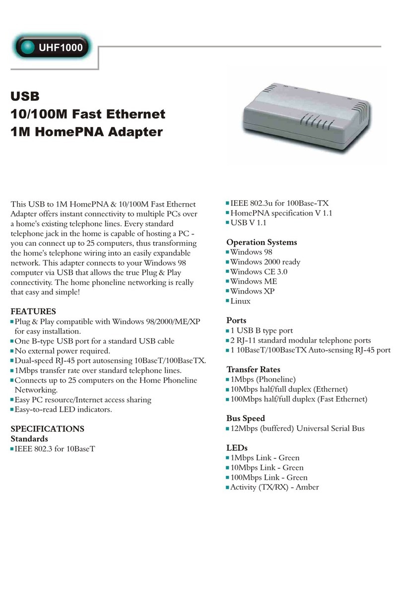 Abocom UHF1000 Bedienungsanleitung Abocom UHF1000 Bedienungsanleitung