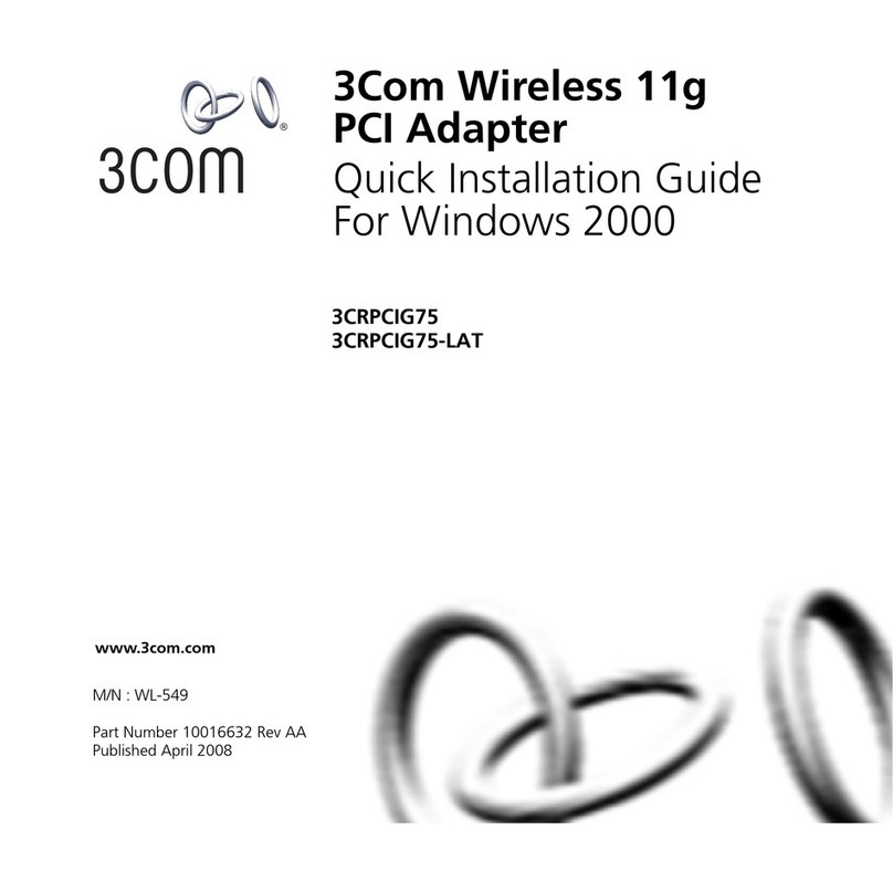 3Com 3CRPCIG75 Bedienungsanleitung