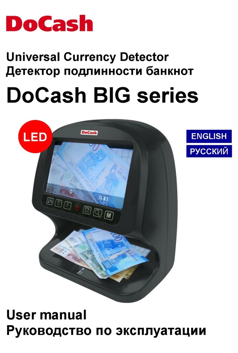 DoCash BIG Series Bedienungsanleitung