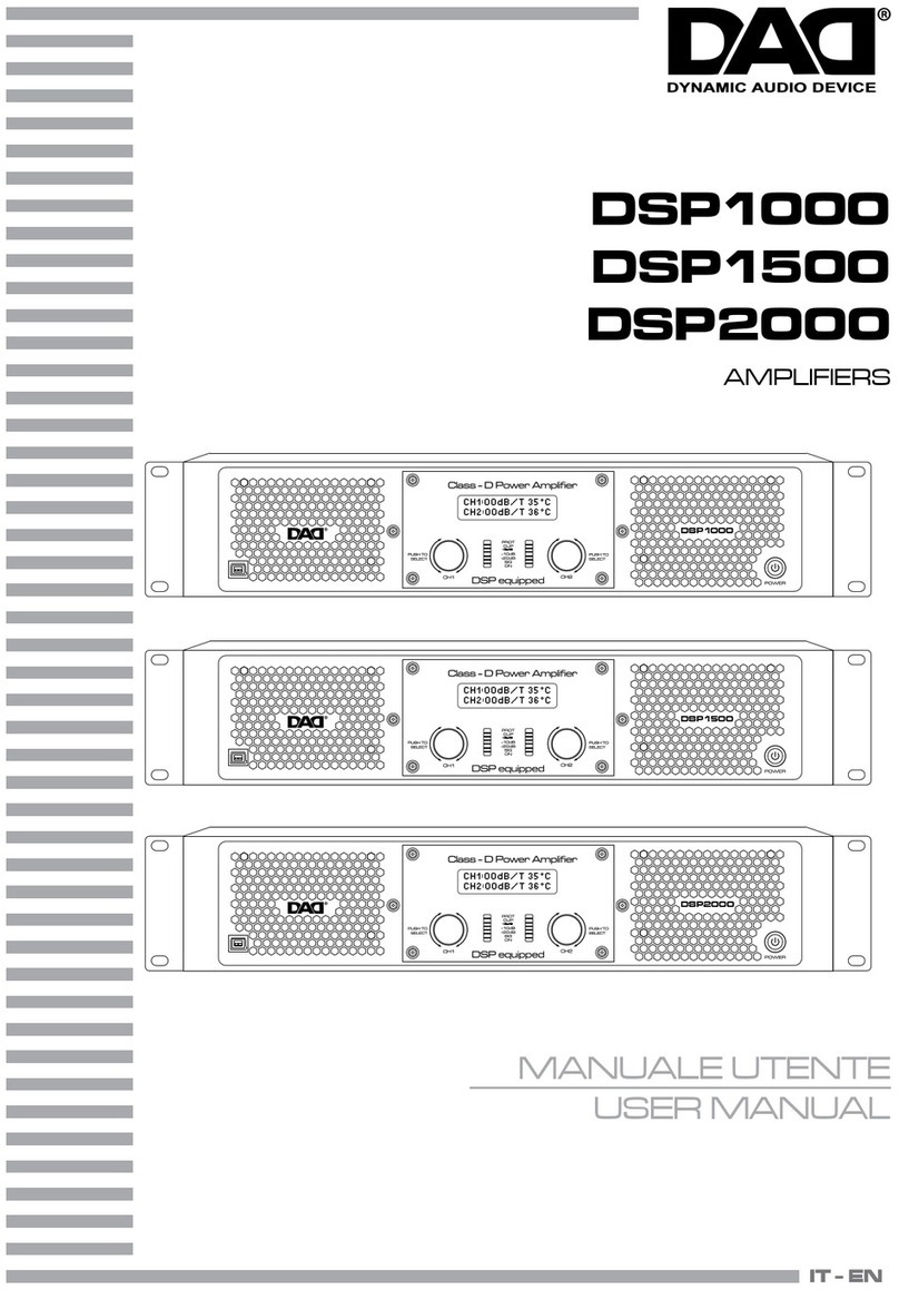 DAD DSP1000 Bedienungsanleitung