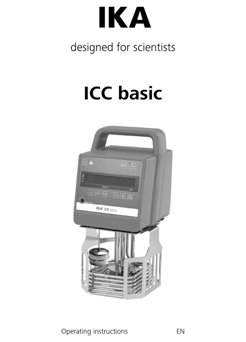 IKA ICC control Bedienungsanleitung