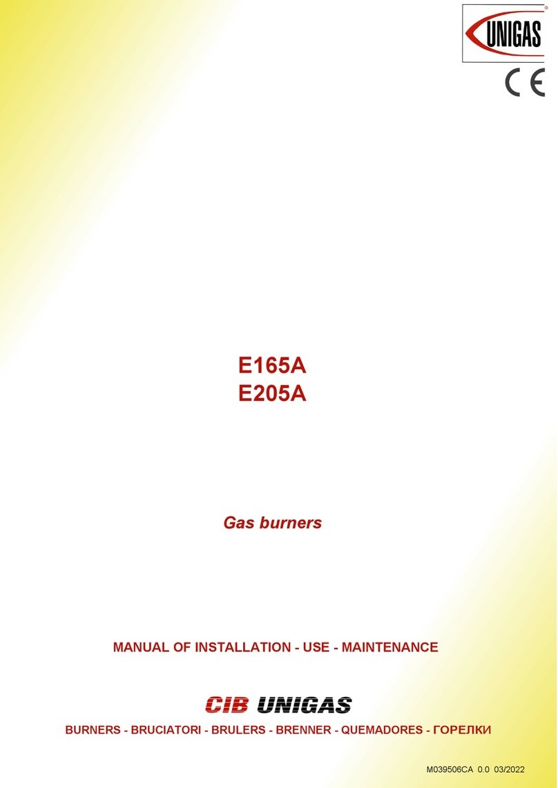 CIB UNIGAS E205A Betriebsanleitung