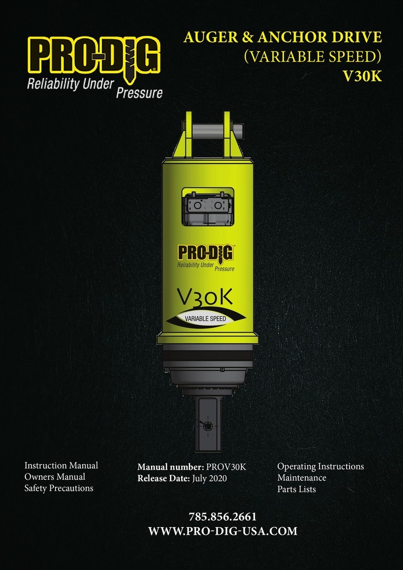 Pro-dig V30K Bedienungsanleitung