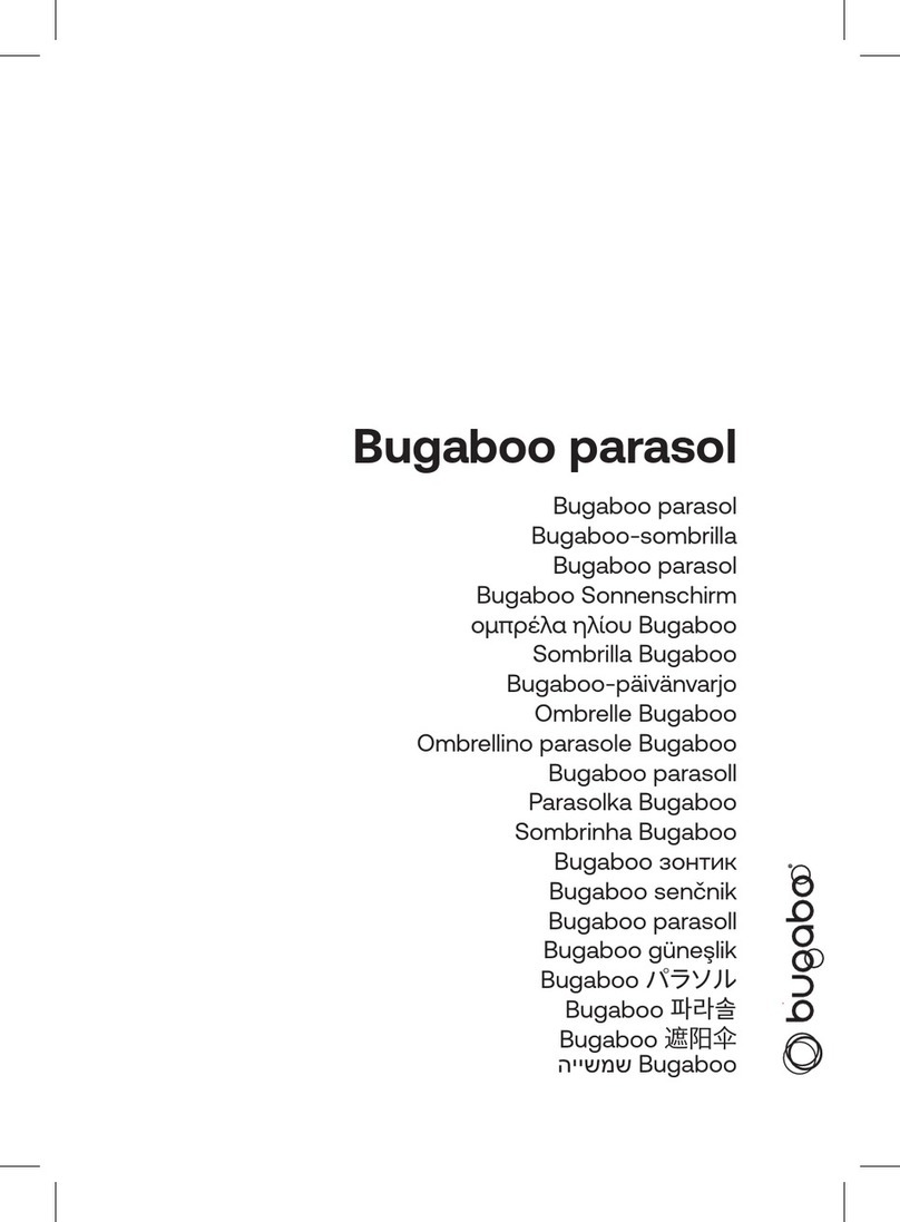 Bugaboo parasol Bedienungsanleitung