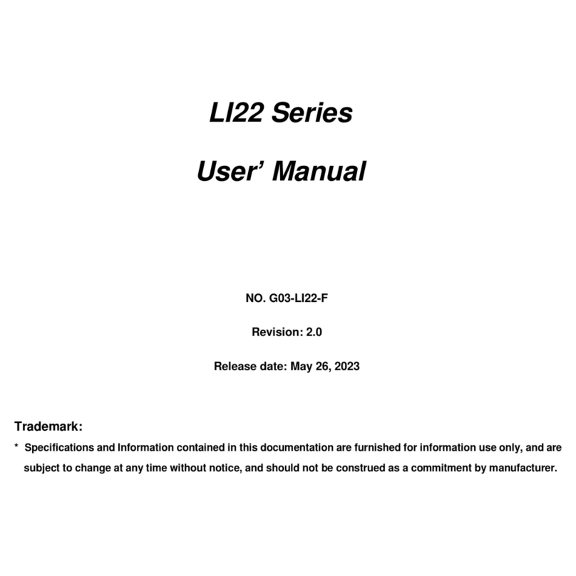 JETWAY LI22 Series Bedienungsanleitung