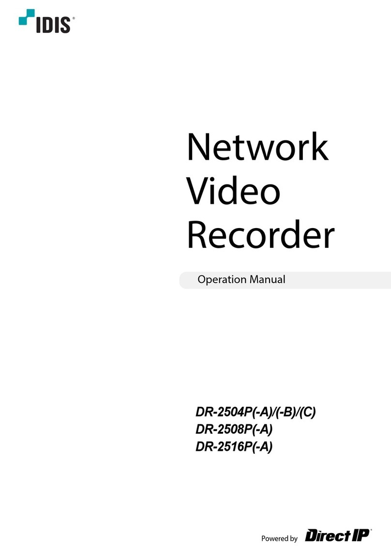 Idis DR-2516P Bedienungsanleitung