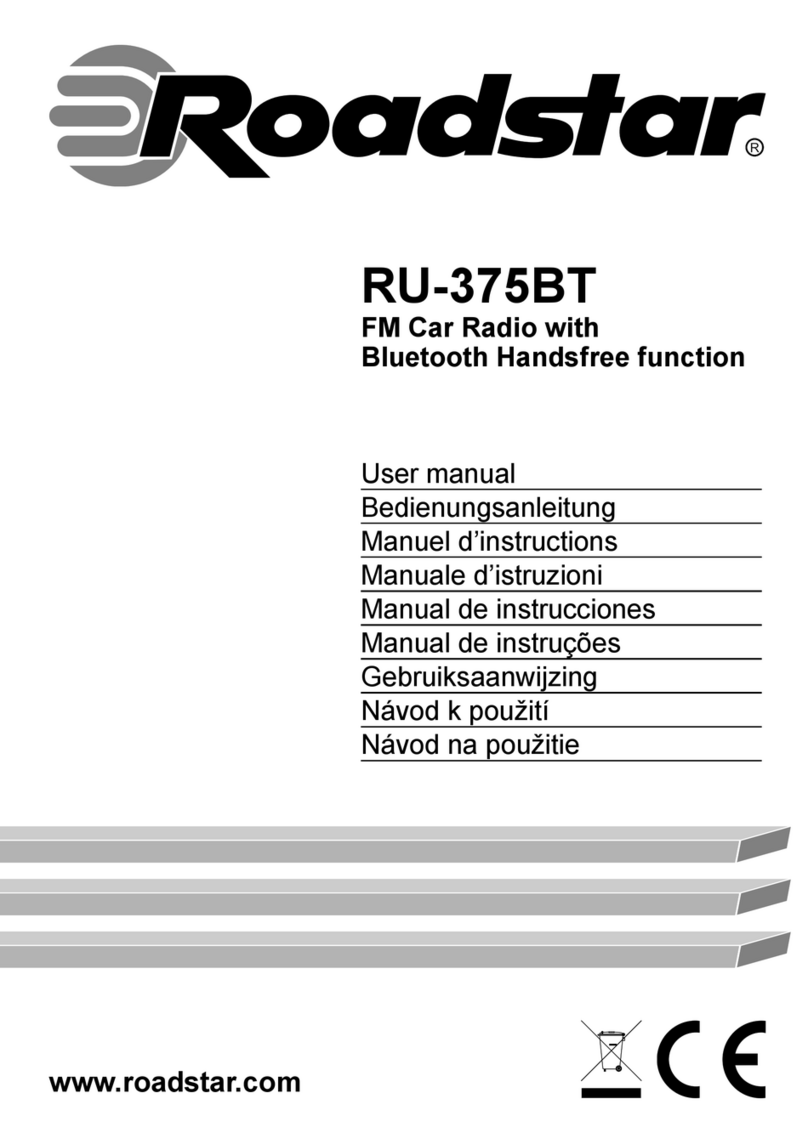 Roadstar RU-375BT Bedienungsanleitung
