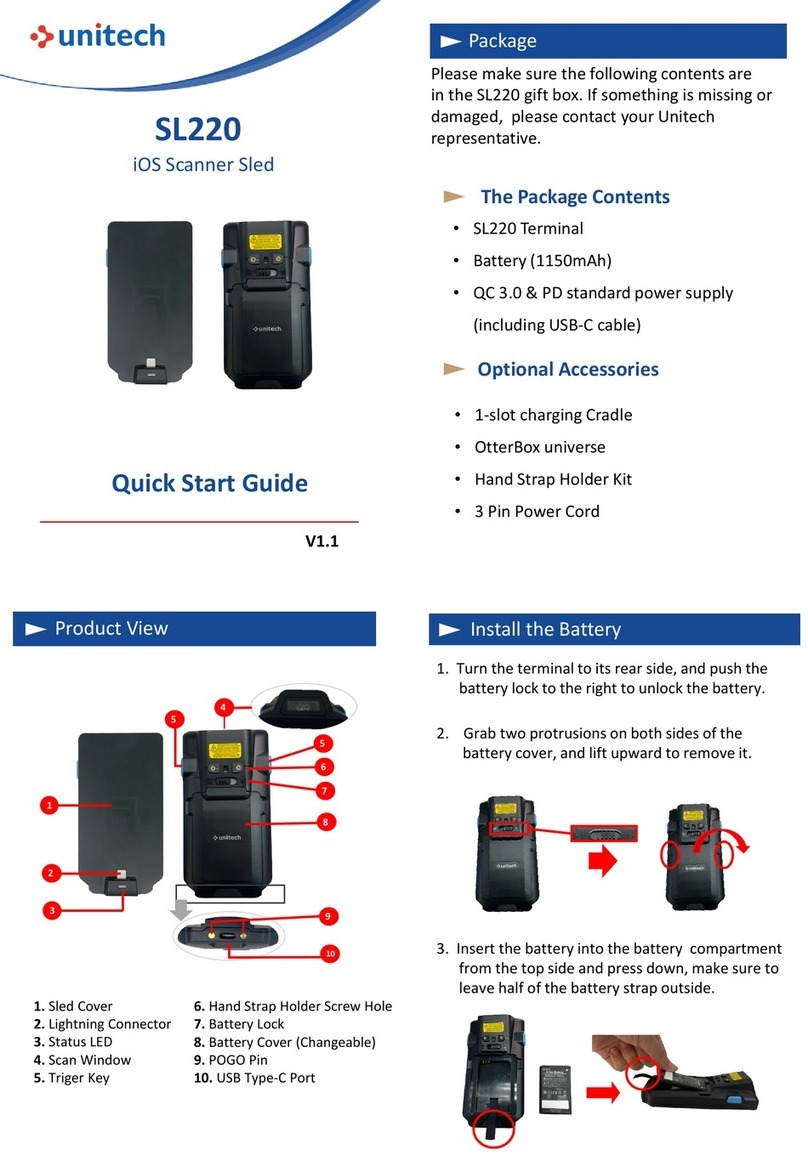 Unitech SL220 Bedienungsanleitung