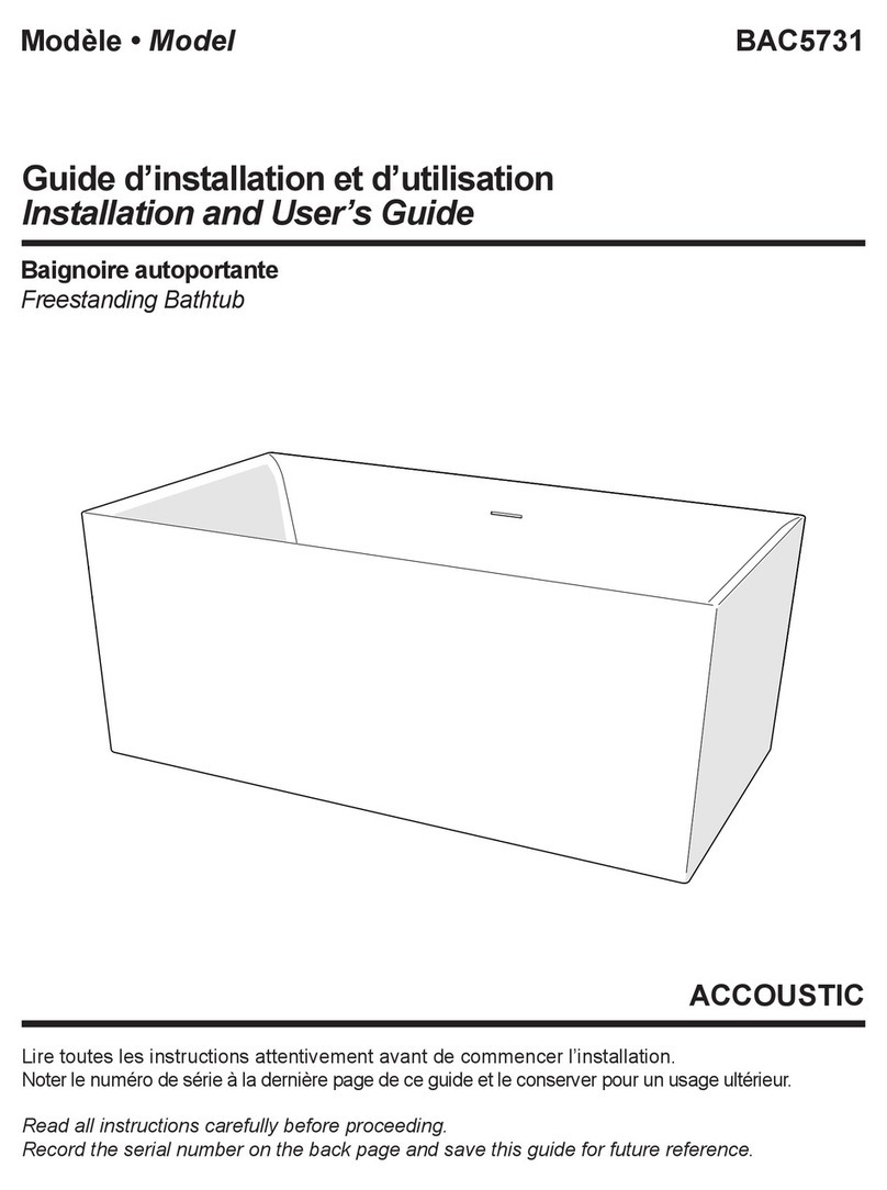 Fleurco BAC5731 Bedienungsanleitung Fleurco BAC5731 Bedienungsanleitung
