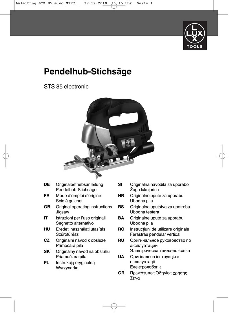 Lux Tools STS 85 Bedienungsanleitung
