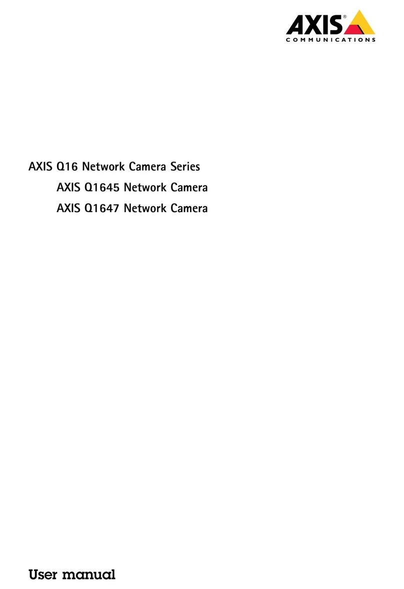 Axis Q1645 Bedienungsanleitung