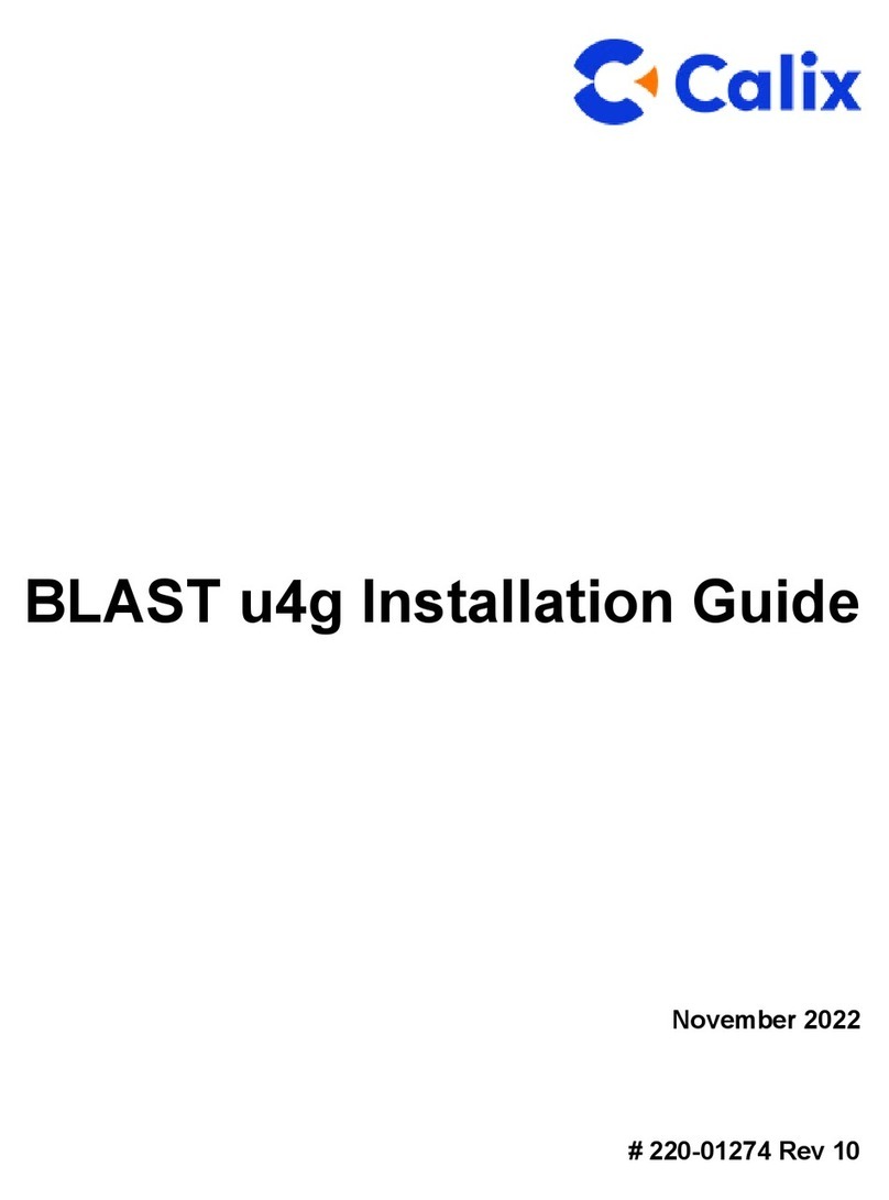Calix BLAST u4g Bedienungsanleitung