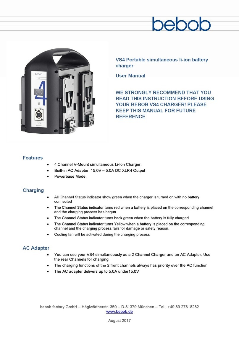 Bebob VS4 Bedienungsanleitung Bebob VS4 Bedienungsanleitung