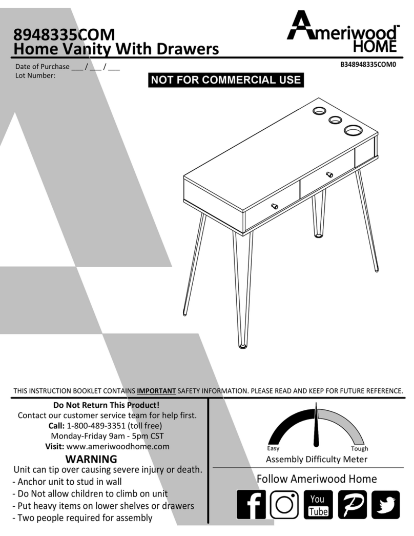 Ameriwood HOME 8948335COM Bedienungsanleitung