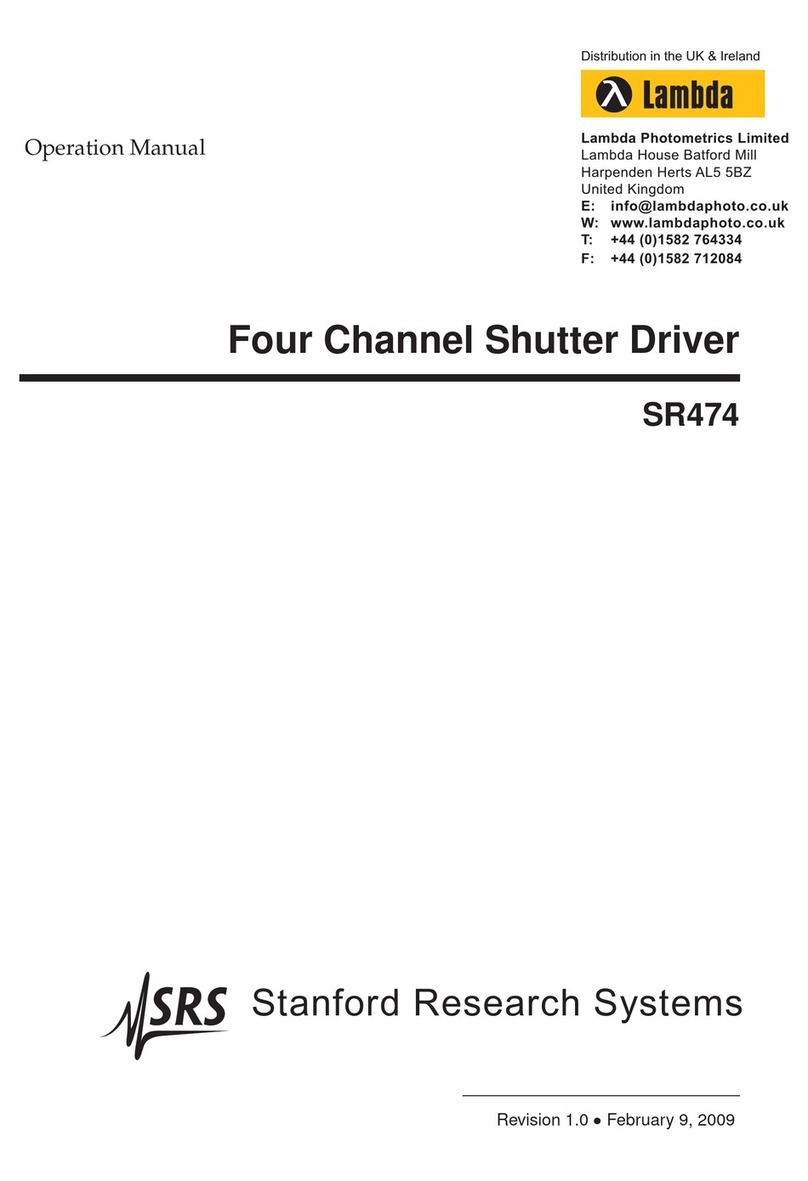 Lambda SR474 Bedienungsanleitung