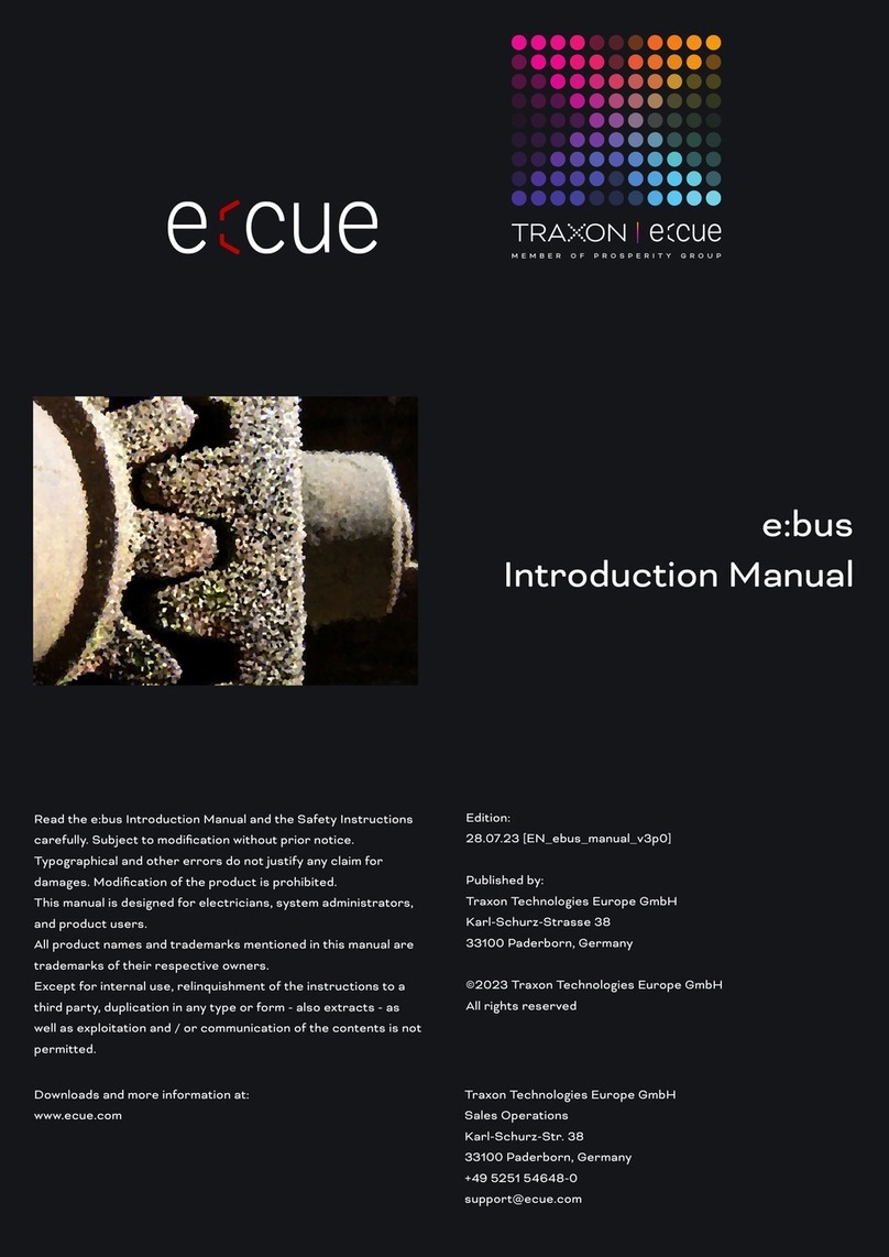 Traxon Technologies ecue e:bus Referenzhandbuch
