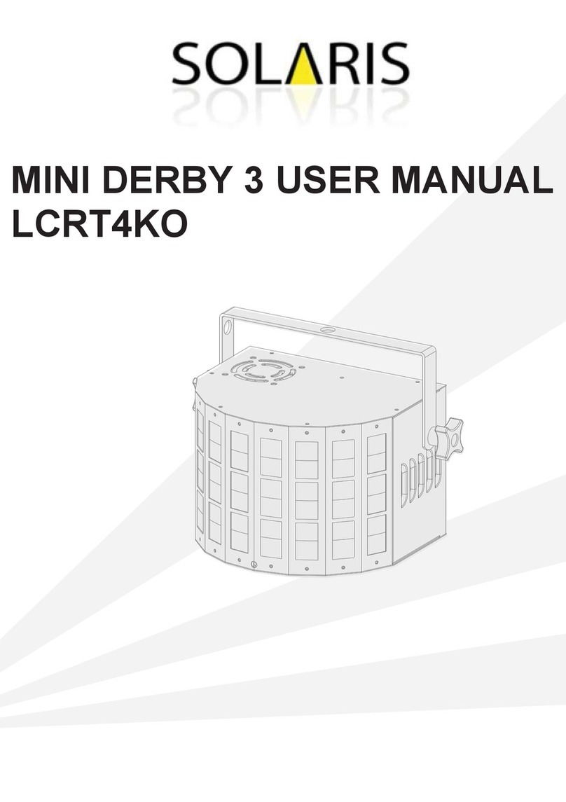 Solaris MINI DERBY 3 Bedienungsanleitung Solaris MINI DERBY 3 Bedienungsanleitung