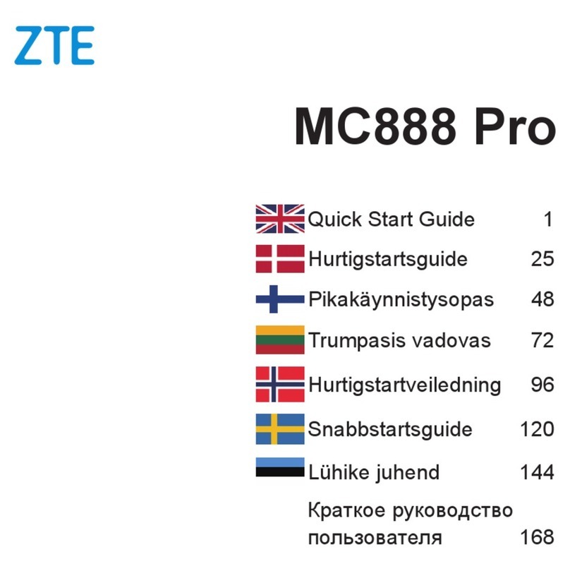 Zte MC888 Pro Bedienungsanleitung