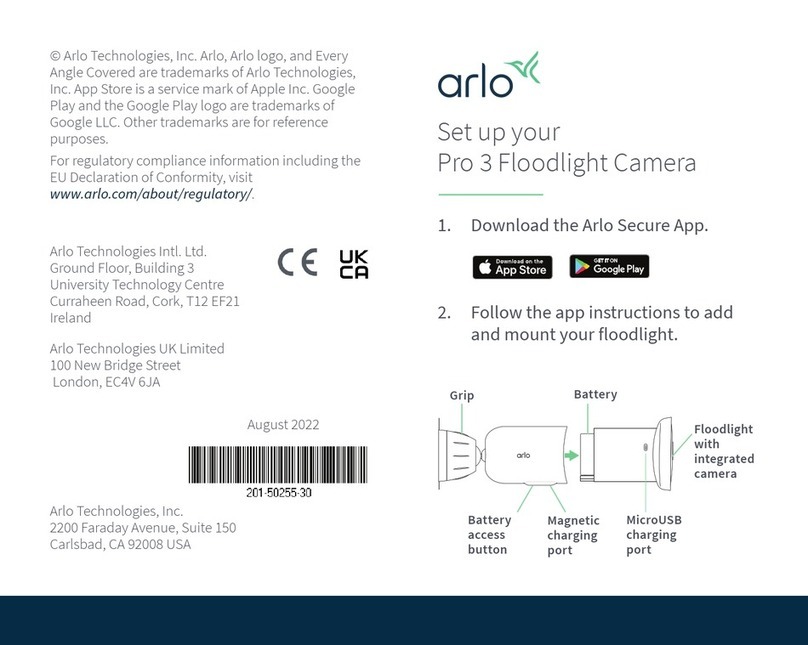 Arlo Pro 3 Bedienungsanleitung